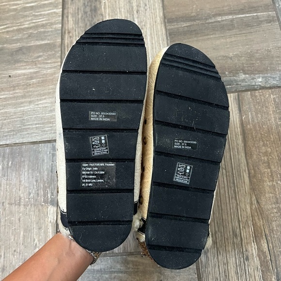 Free People Textile Damon Cozy Mules Size 7.5 - Picture 8 of 9